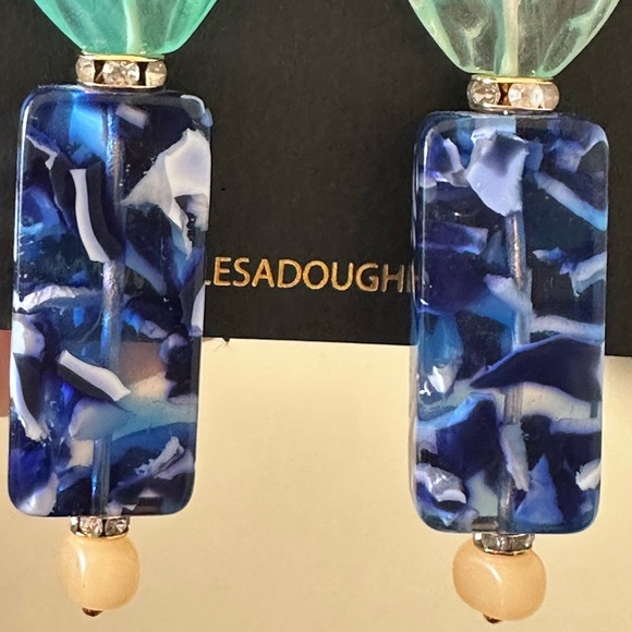 LELE sadoughi colorfu long earrings - Picture 9 of 10
